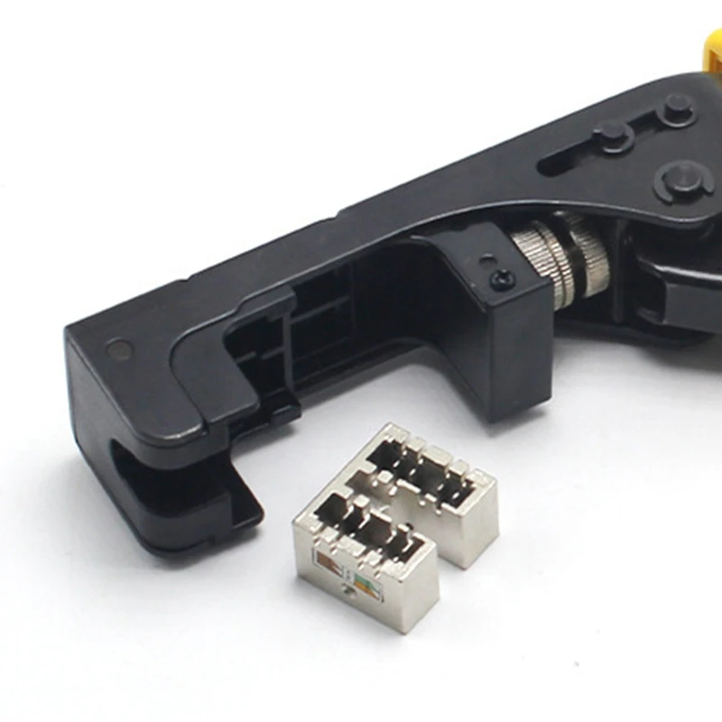 NEW-RJ45 Обжимные клещи Network Nodule с крючком 180 ° для модуля сетевого кабеля кусачки Cat5e