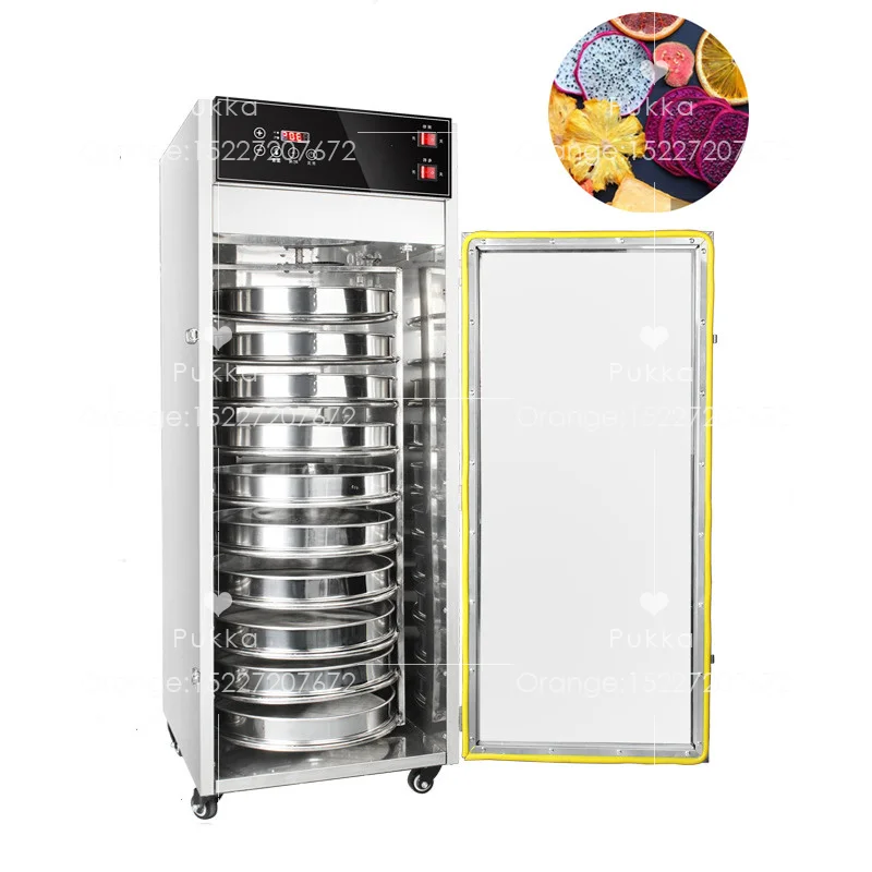 

Tea Grain Roasting Machine Rotary Oven Pepper Vegetable Dryer Fruit Tea Dried Machine Household Dehydration Machine 1500W