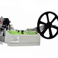 computerized automatic hot and cold cut woven label cutting and folding machine