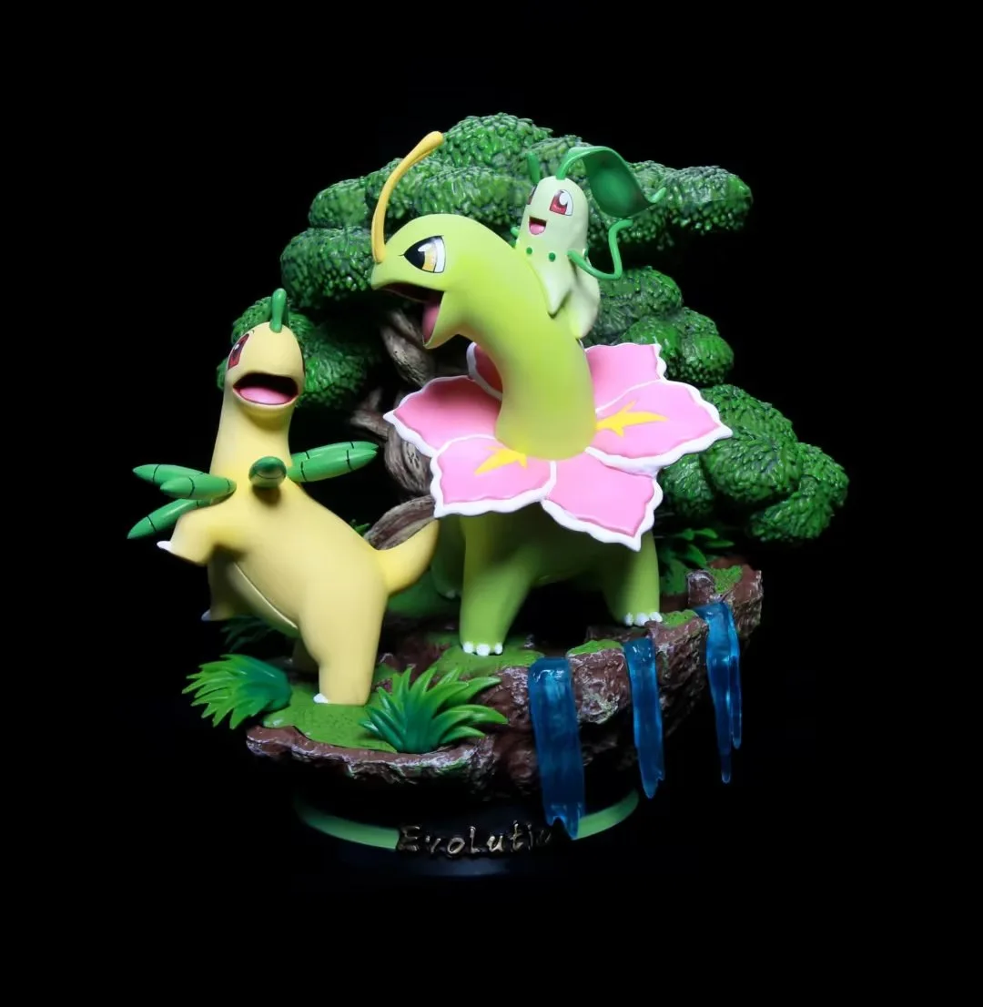 

Коллекционные модели игрушек Pokemon Chikorita с искусственными фигурками