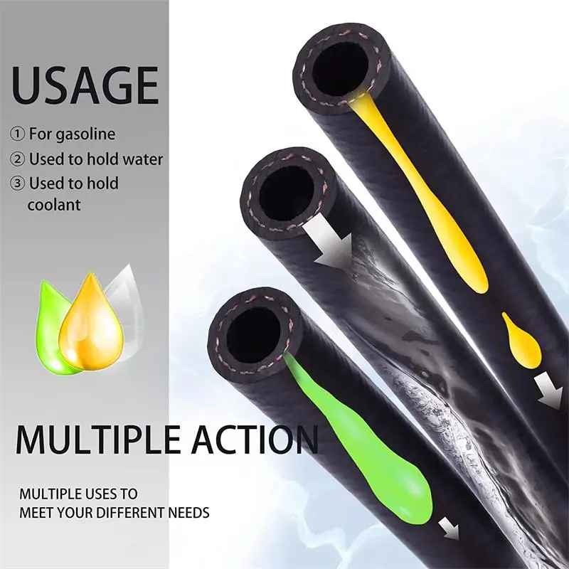 Труба впрыска топлива 6 мм I/D 12 мм O/D, трубопровод высокого давления, труба для бензинового масла, трубка для топливного бака, трубка для бензинового шланга, линия шланга