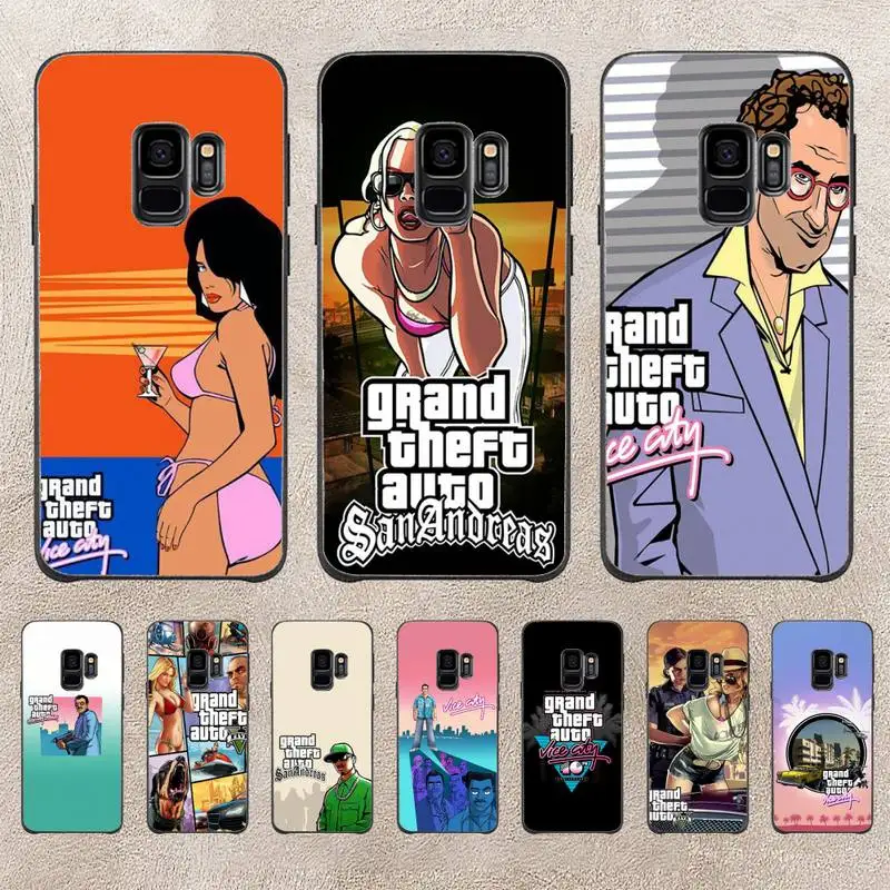 

Gta Vice City Phone Case For Samsung Galaxy A51 A50 A71 A21s A71 A41 A70 A30 A22 A02s A53 A72 A73 5G Cover