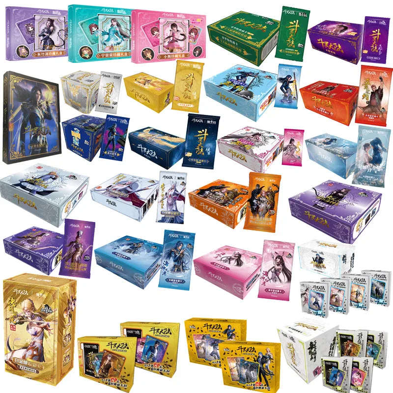 

Newest Anime Douluo Continent Collection Card Box Character Rare Out of Print UR Two-Dimensional Collectible Card Boys Toys