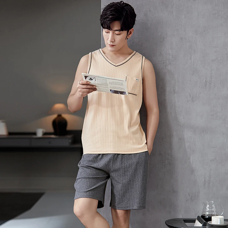 Новое поступление летняя одежда для мужчин жилет с V-образным вырезом + клетчатые