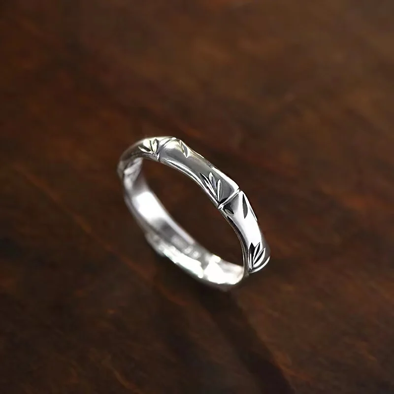 

Car Flower Bamboo Trendy Open Ring