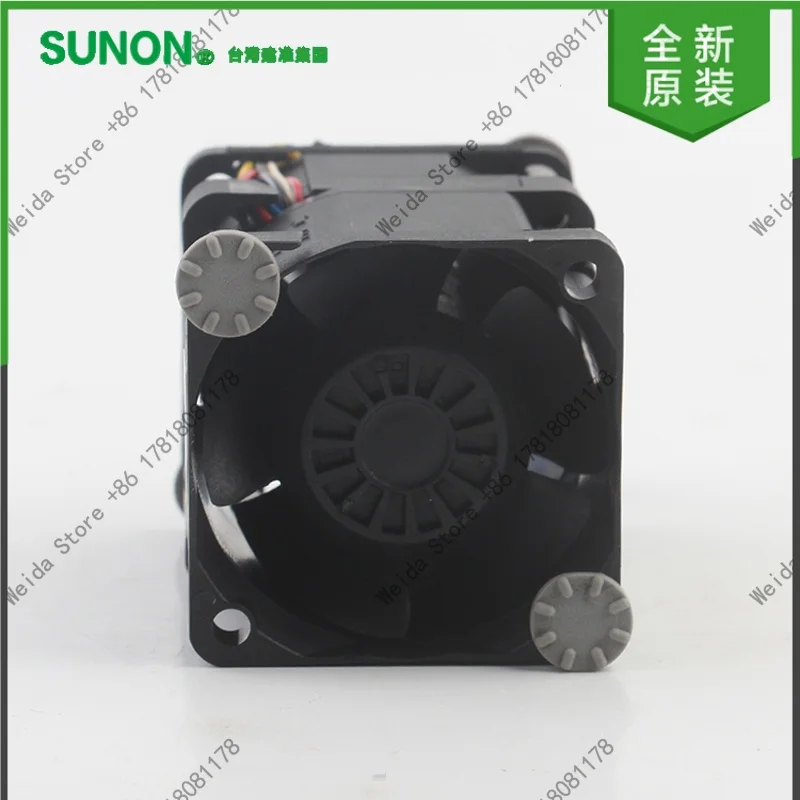 Фото Вентилятор охлаждения Sunon DC12V 1.2A 14.4W 4056 4CM Dell, новый, оригинальный, с высоким объемом воздушного потока, для серверов, PG40561BX-Q122-S9P №2