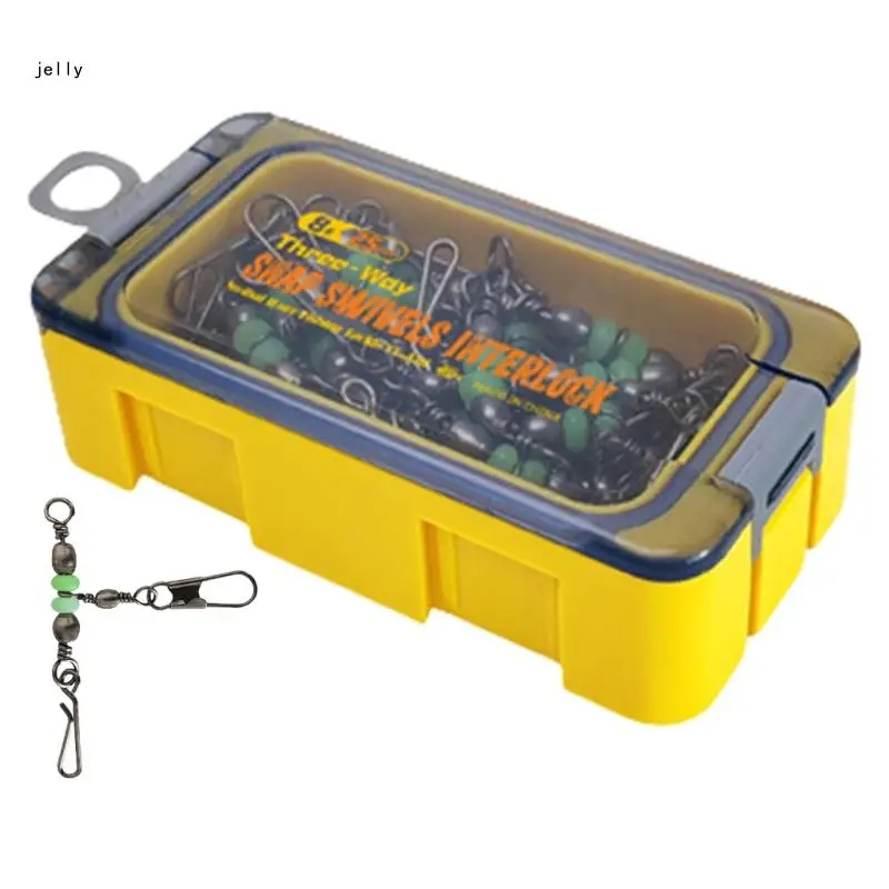 Светящийся соединитель для вертлюгов рыбалки вращающийся морской