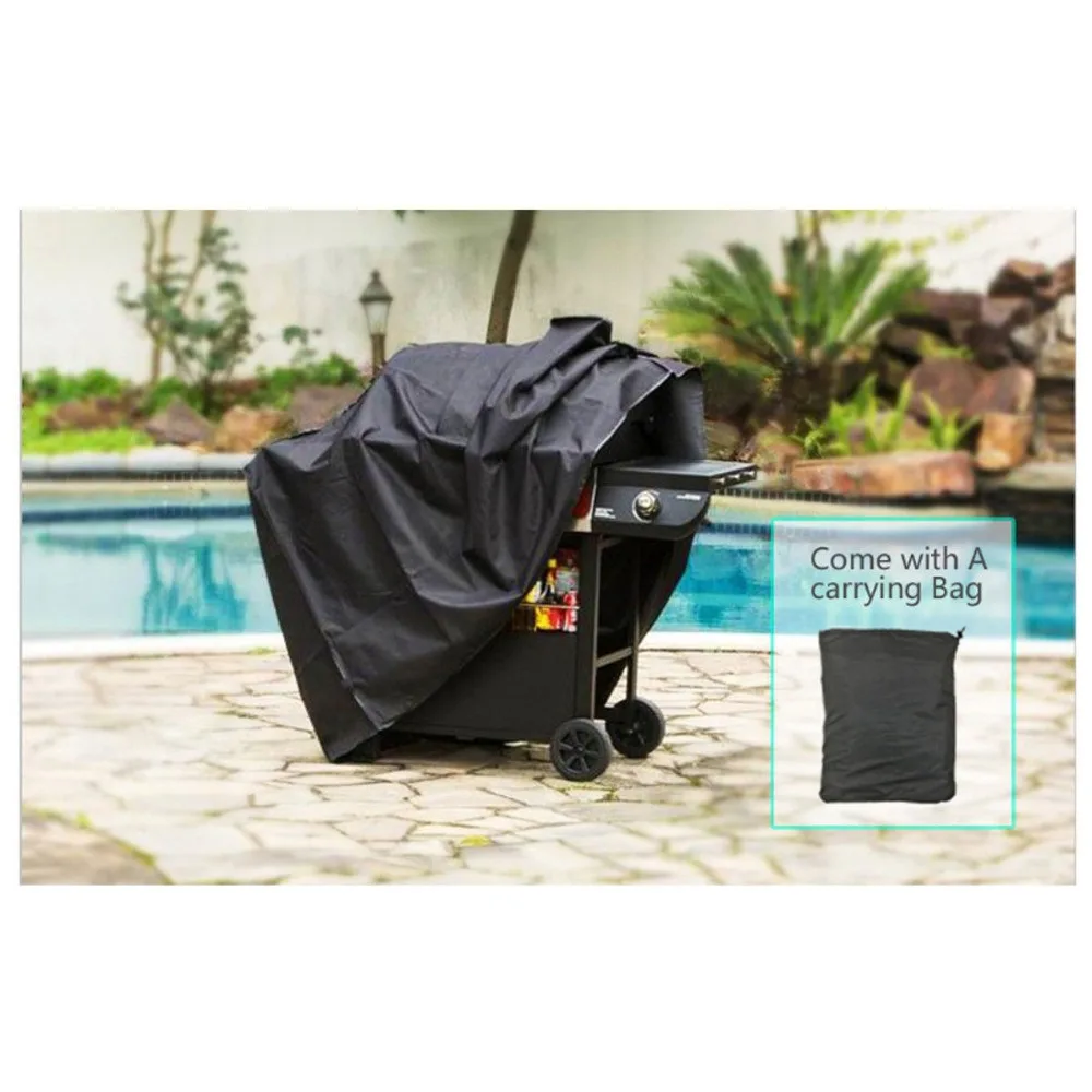 Dust cover Outdoor BBQ Grill Covers Gas Heavy Duty for Home Patio Garden Storage Waterproof Barbecue Cover Accessorie | Дом и сад