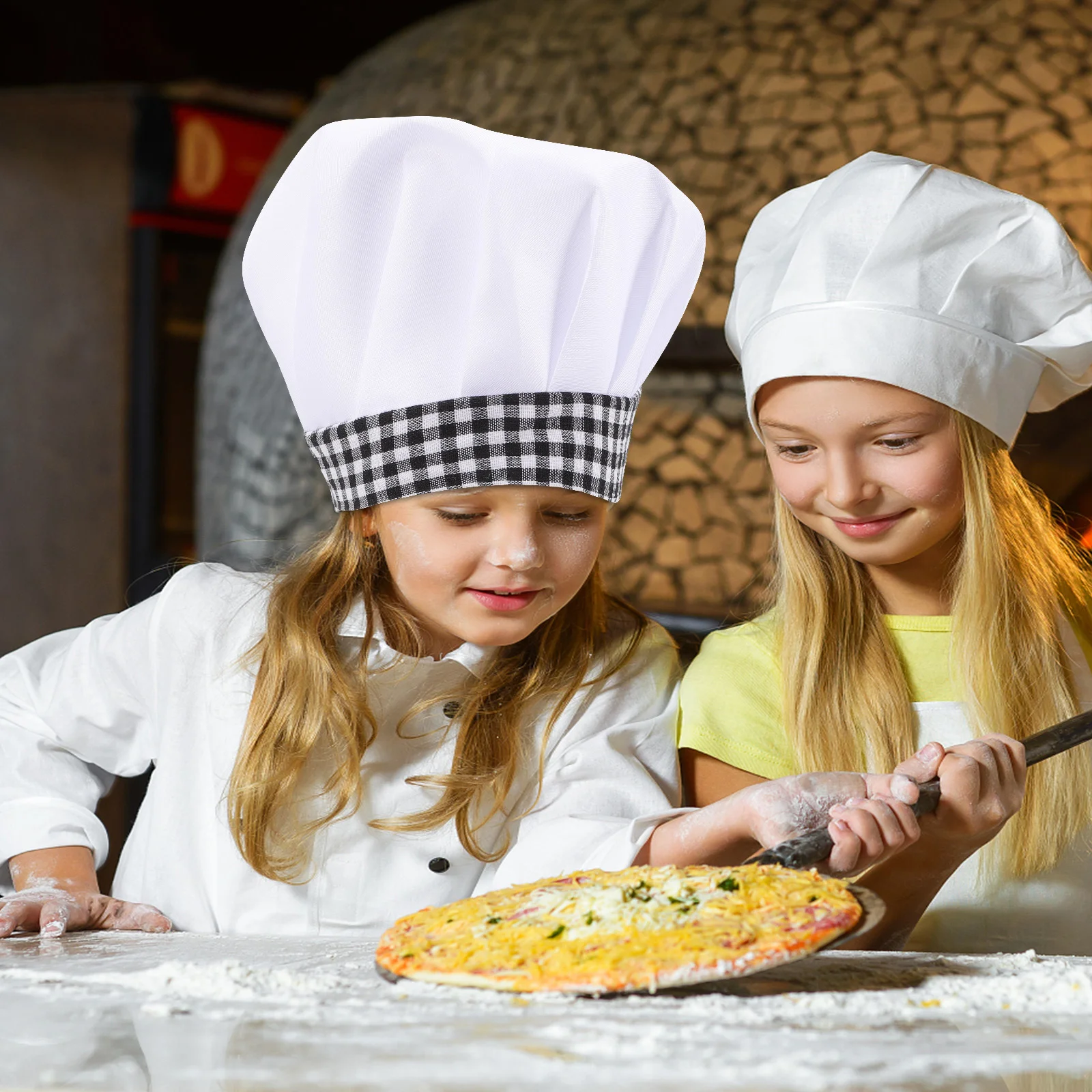 

1 Set Kids Chef Costume Chef Dress Up Clothes Apron Hat for Kids for Boys Girls