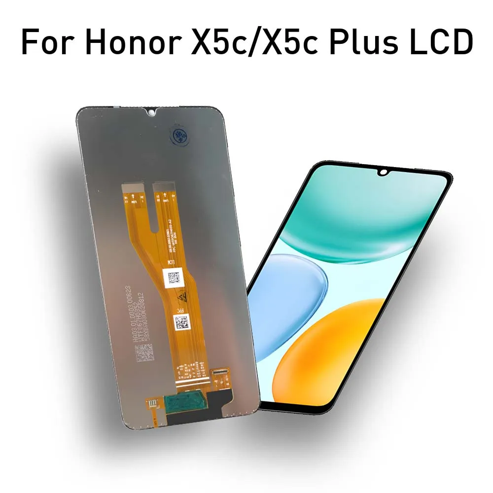Фото 6,74-дюймовый ЖК-дисплей хорошего качества для Honor X5c X5c Plus 4G, сенсорный экран, дигитайзер для Honor X5cPlus NLA-LX1, ремонтный комплект ЖК-дисплея в сборе №1