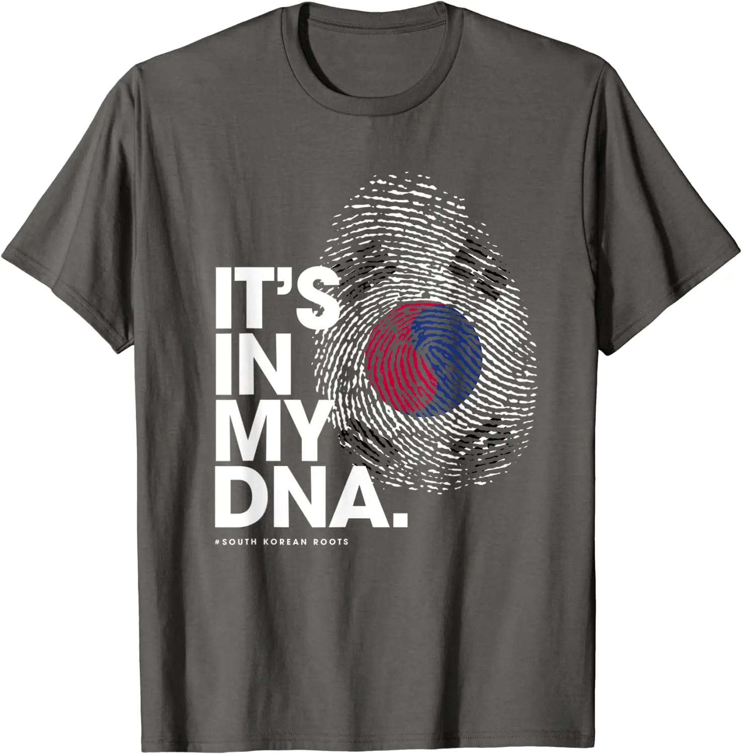 Футболка мужская хлопковая с принтом флага Южной Кореи коротким рукавом