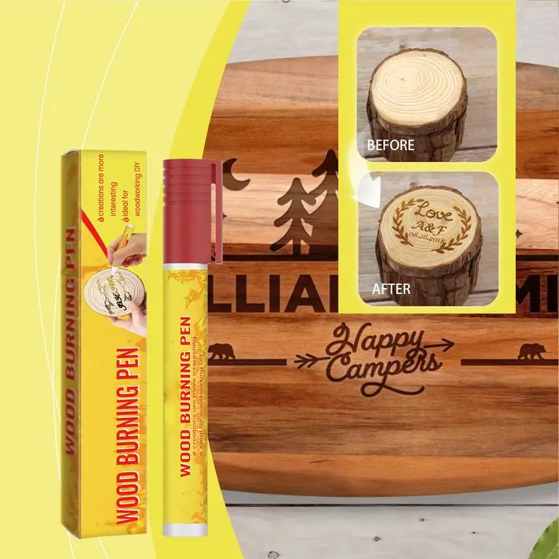 Ручка для пирографии деревянная горелка портативная ручка прижигания