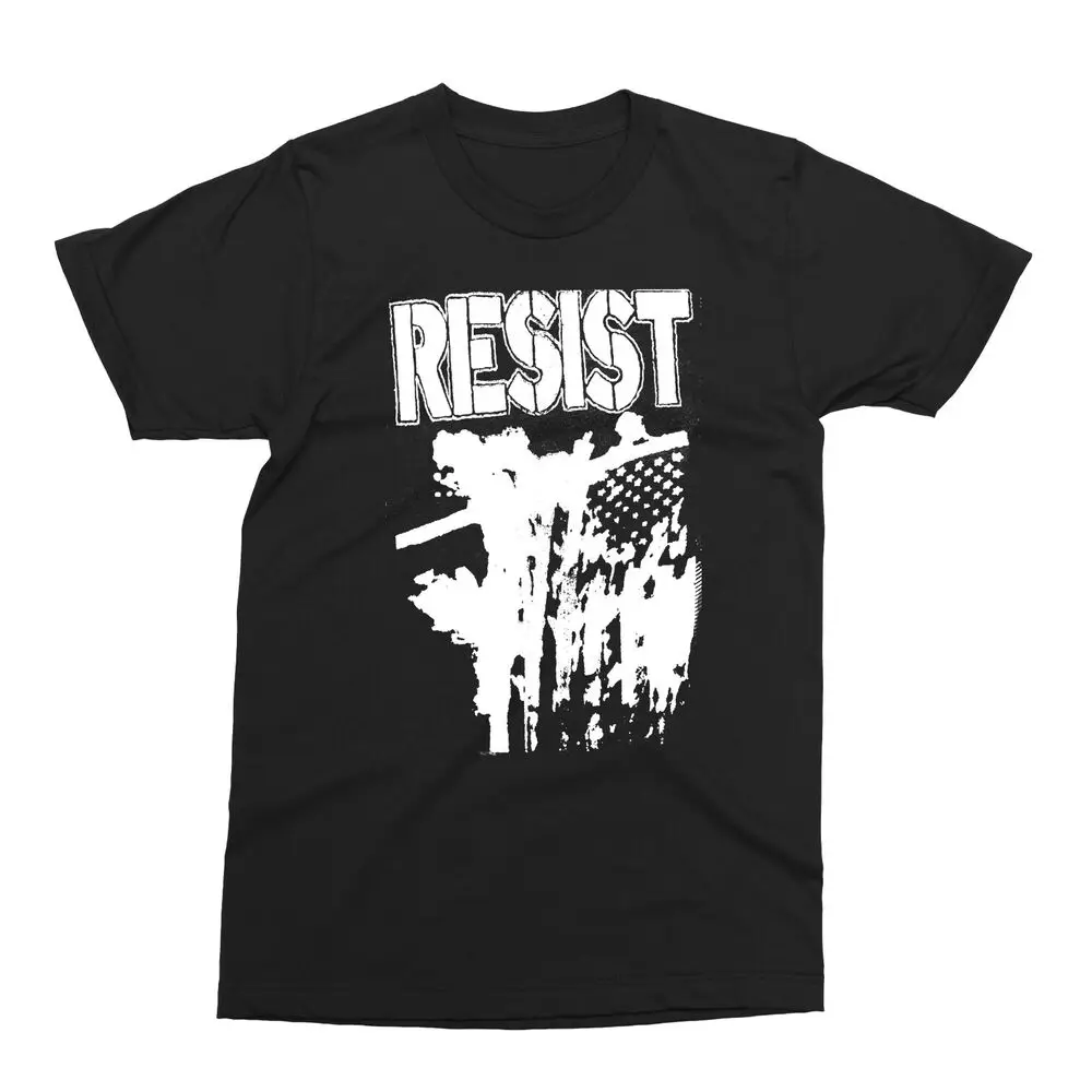 RESIST- Флаг Ожогов-Рубашка-панк скорин бойцт разряд бегеблюд отказка высокое