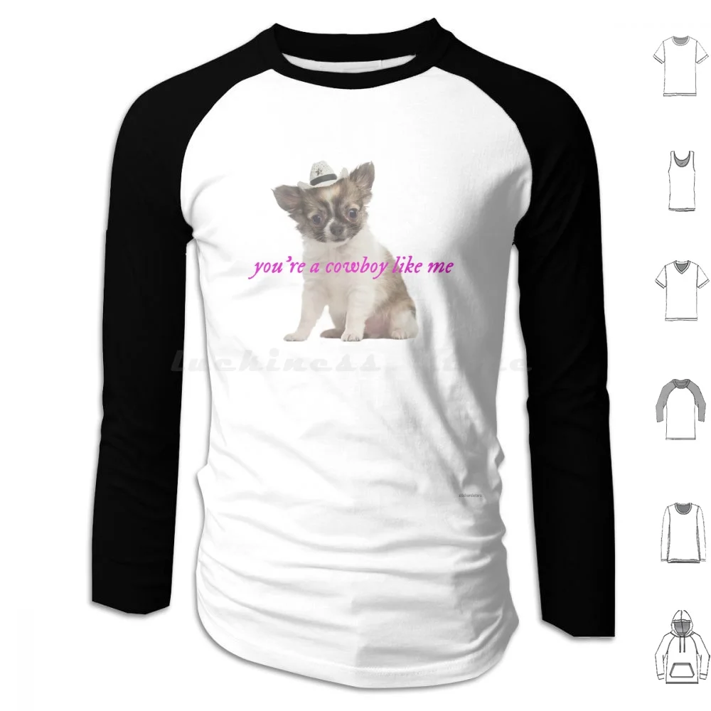 

Толстовки Cowboy Like Me Dog 2-Ts с длинным рукавом Ts 1 One The 1, фольклорная лирика Эвермор, шрифт, я Фелл тайво версия