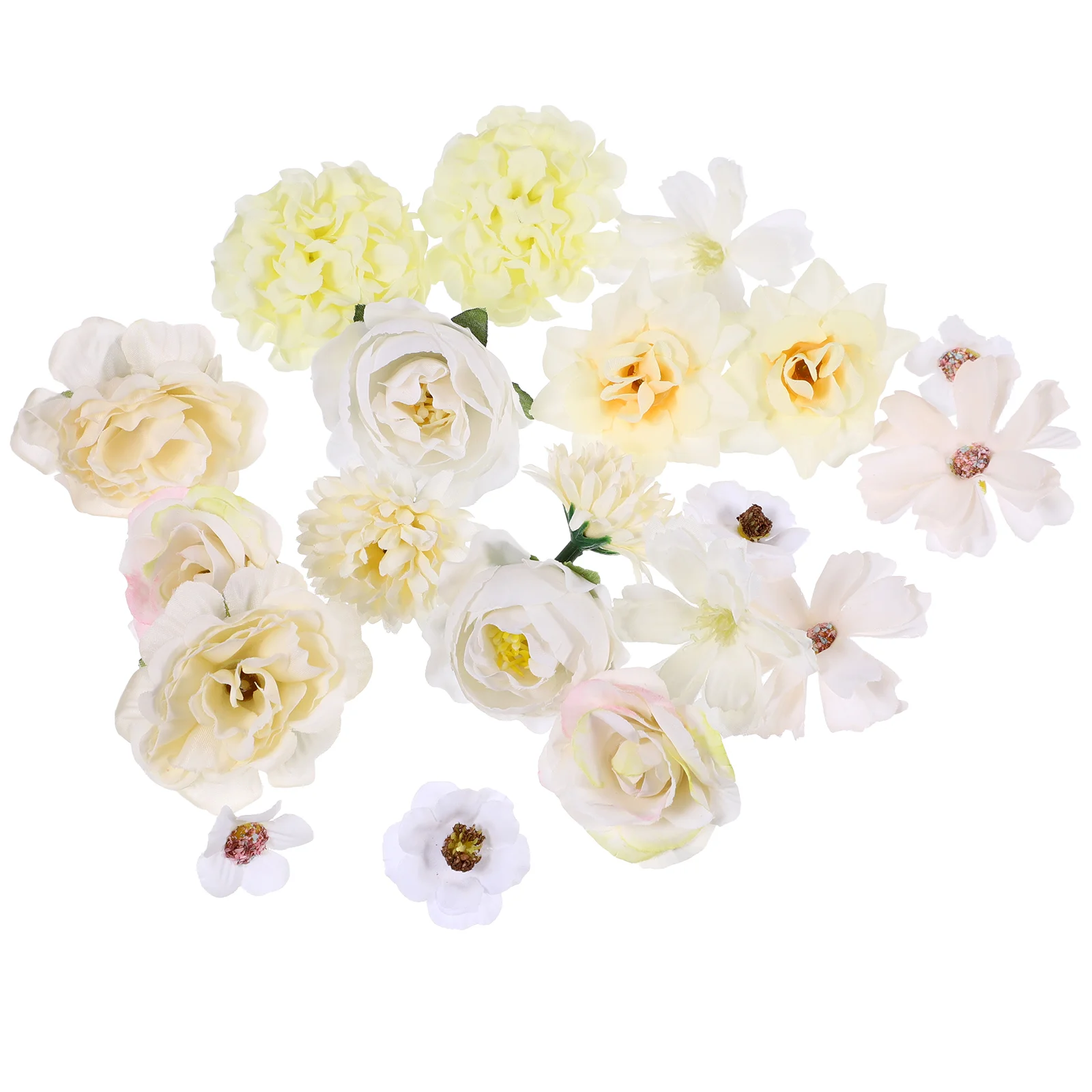 

Flower Flowers Heads Artificial Rose Wedding Diy Faux Bouquet Floral Mini Accessories Arrangement Soap Head Headband Party Fake