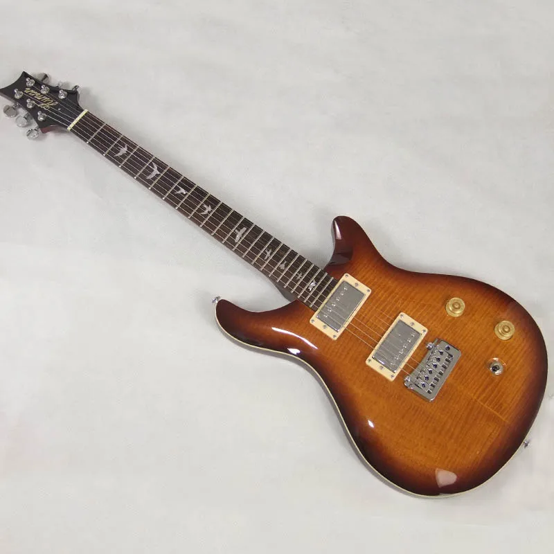 

Sunburst Color Electric Guitar 6 String For Professional Free Shipping In Stock
