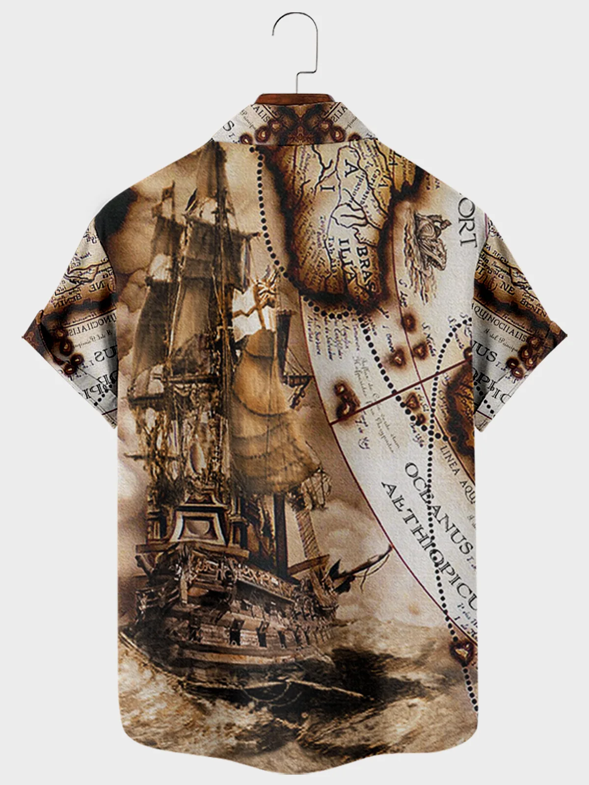 Летняя мужская пляжная одежда повседневная Гавайские черные рубашки с