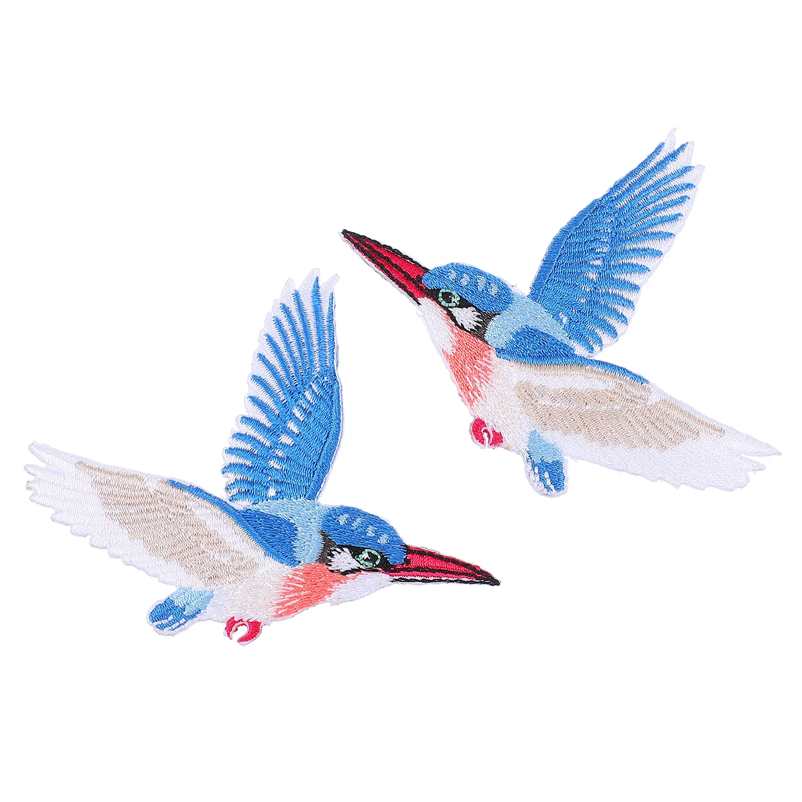 

On Patch Embroidered Clothes Iron Appliques Sew Decorative Birds Swallow Bird Badge Applique Stick Fashionrepairing Ironing