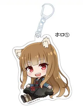 Фото Аниме Spice and Wolf акриловый брелок модель косплей держатель тарелки для фанатов на день рождения Рождественский декор стола тарелка подарок №2