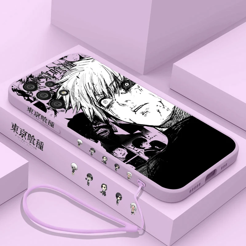 Чехол для телефона с аниме Токийский Гуль Samsung A55 A53 A33 A52 A32 A71 A51 A21S A35 A25