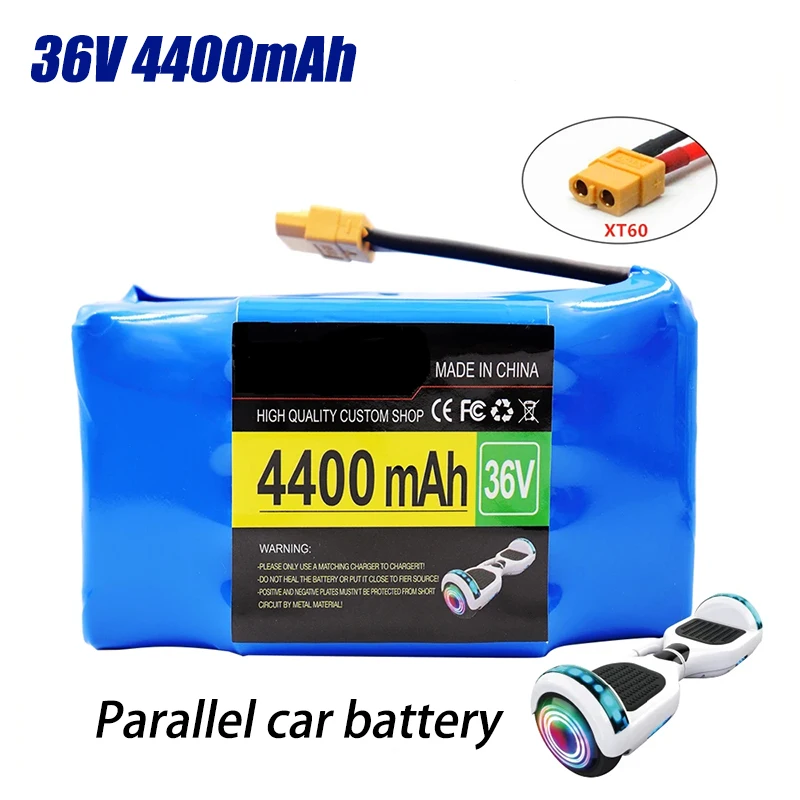 

Original Package 36V 4400mAh 4.4Ah Self Balancing HoverBoard Unicycle Lithium Ion Rechargeable Battery for Electric Scooter