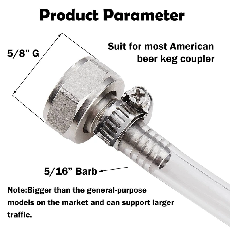 8 шт. фитинги из нержавеющей стали комплект коннекторов для пивных линий