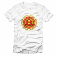 nva national army ddr crest badge emblem germany t shirt short sleeve 100 cotton casual t shirts loose top size s 3xl