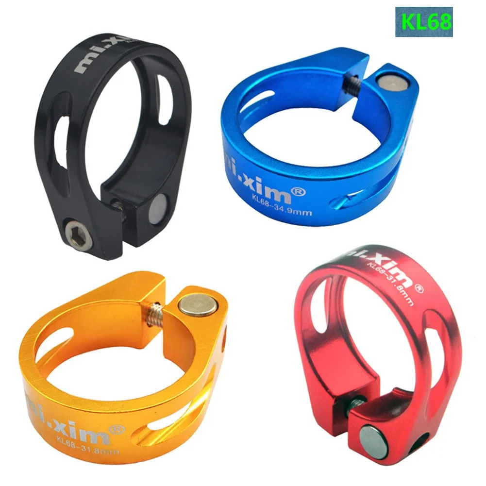 

31.8mm 34.9mm MTB Bicycle Seatpost Clamp Mountain Road Folding Bike Seat Tube Clip Aluminum Alloy Seat Post Cycling Parts