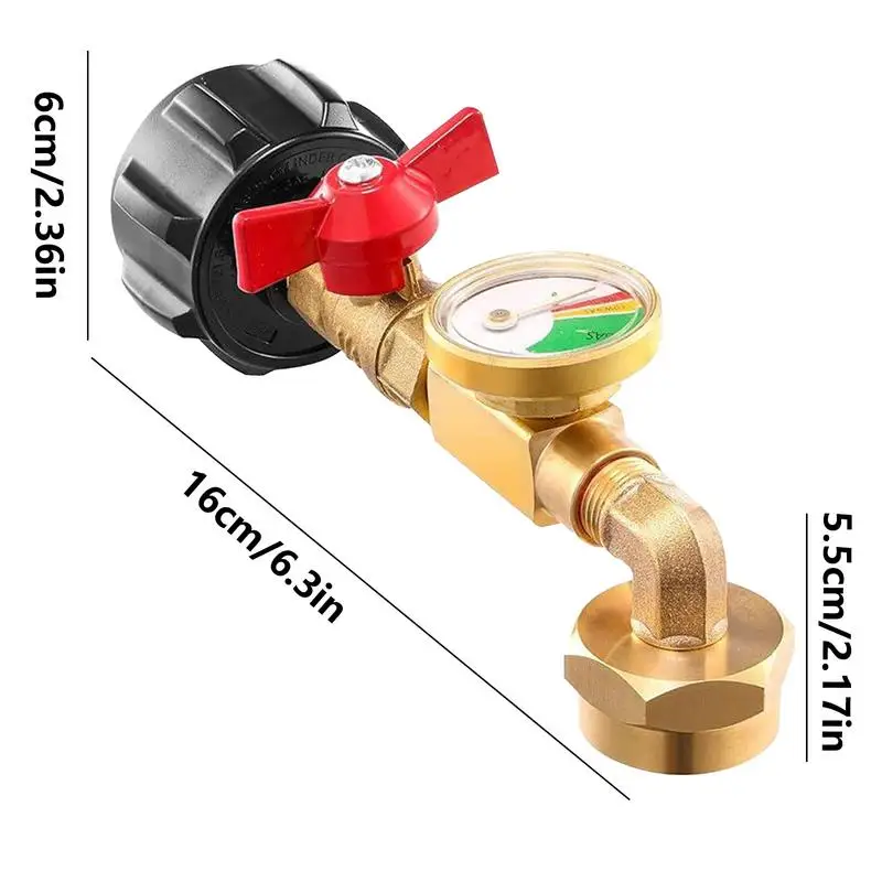 Адаптер для заправки пропана твердый латунный локоть адаптер давления