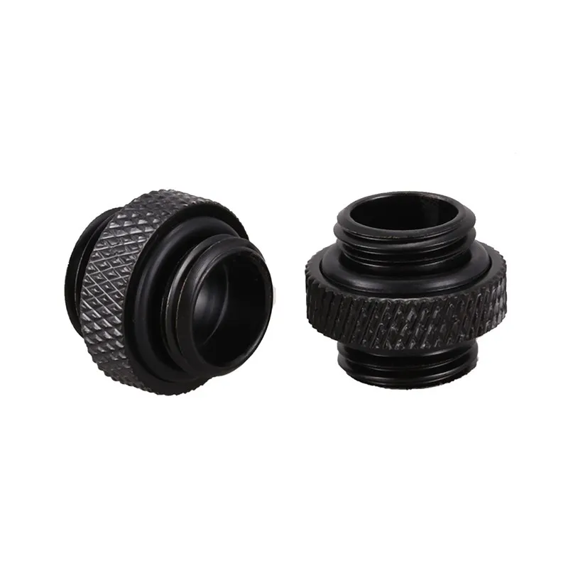 

2Pcs Barrow G1/4 Inch Mini Dual External Thread Connection Double Male Adapter Thread Connector For Water Cooling System