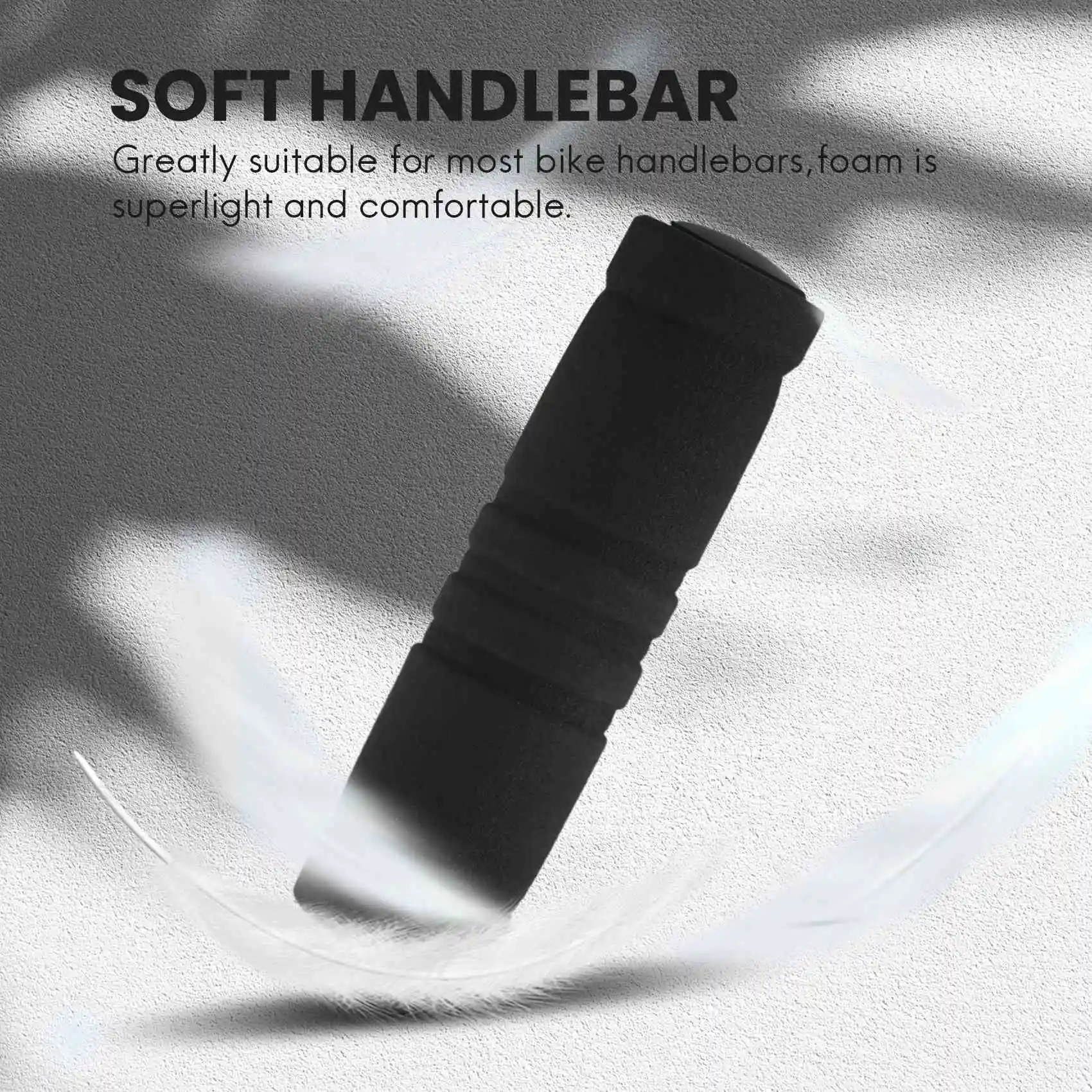 

1 пара, мягкие губчатые ручки для руля велосипеда