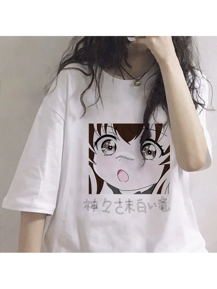 Deeptown Anime Graphic T-shirt Japanese Kawaii Cartoon Short Sleeve E Girl T Shirts Harajuku Tees Summer Tops for Women Fashion