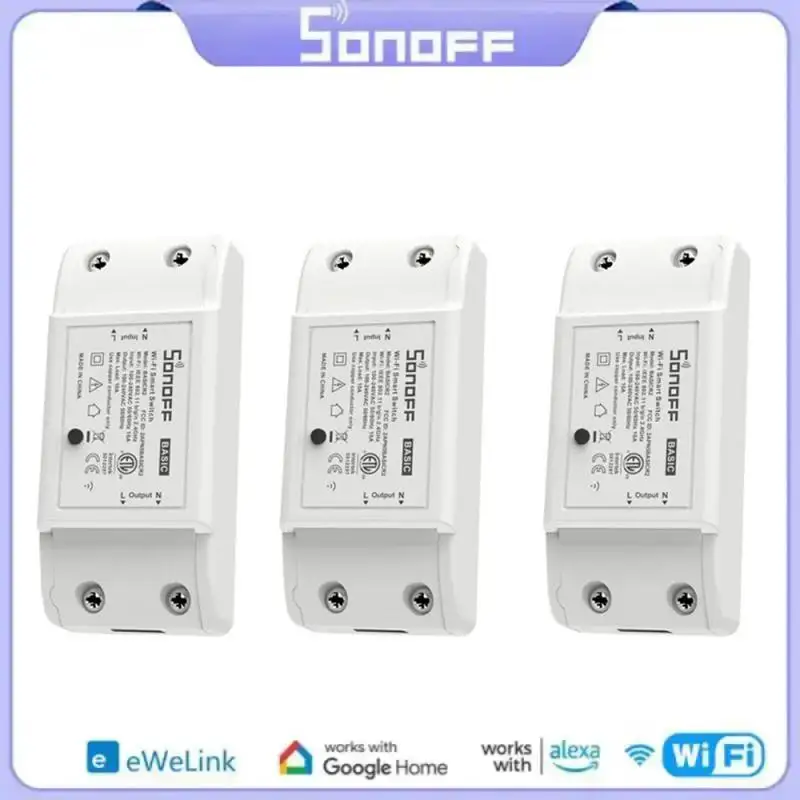 SONOFF Basic R2/RFR2 433 МГц WIFI Умный настенный переключатель Беспроводной модуль