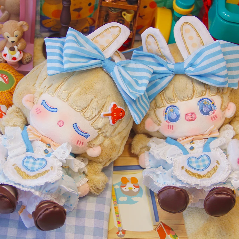 

Милый кролик, тело Алисы, 20 см, плюшевая Мягкая кукла, мягкая игрушка, аниме без атрибутов, косплей, Kpop, плюшевая сменная одежда, наряды, рожде...