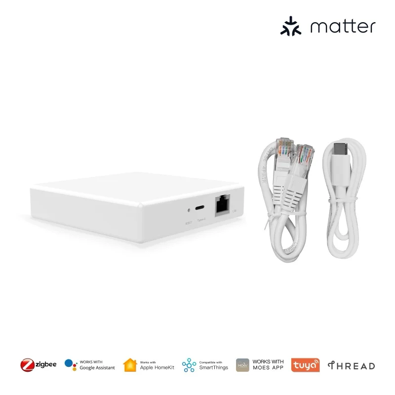 Фото Умный шлюз Tuya Matter и проводной шлюз Tuya Zigbee совместимы с HomeKit, Google Home, Alexa, SmartThings Zemismaryt №4
