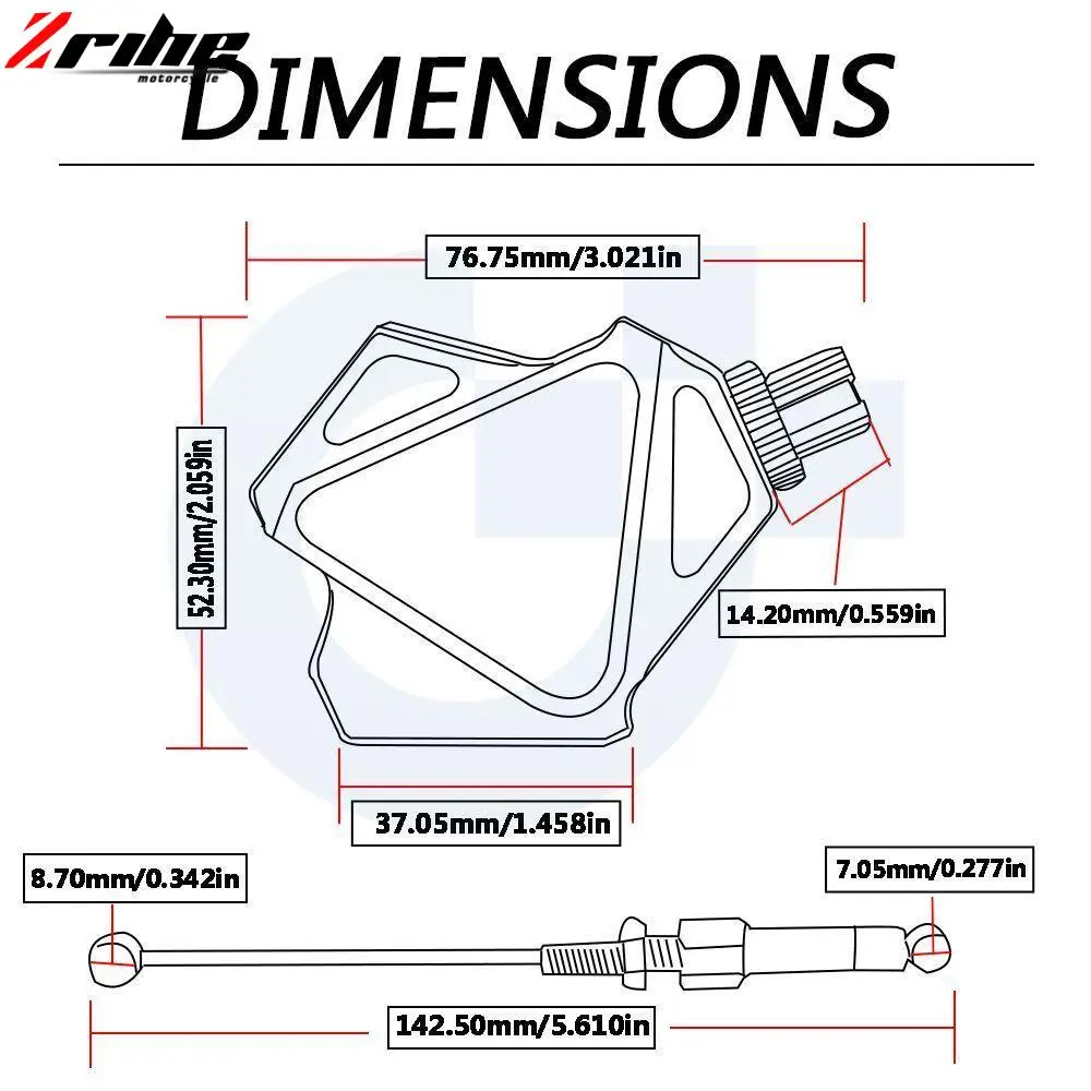 Мотоциклетные аксессуары для HONDA VTX1300 VTX 1300 2003-2010 рычаг сцепления тормоза