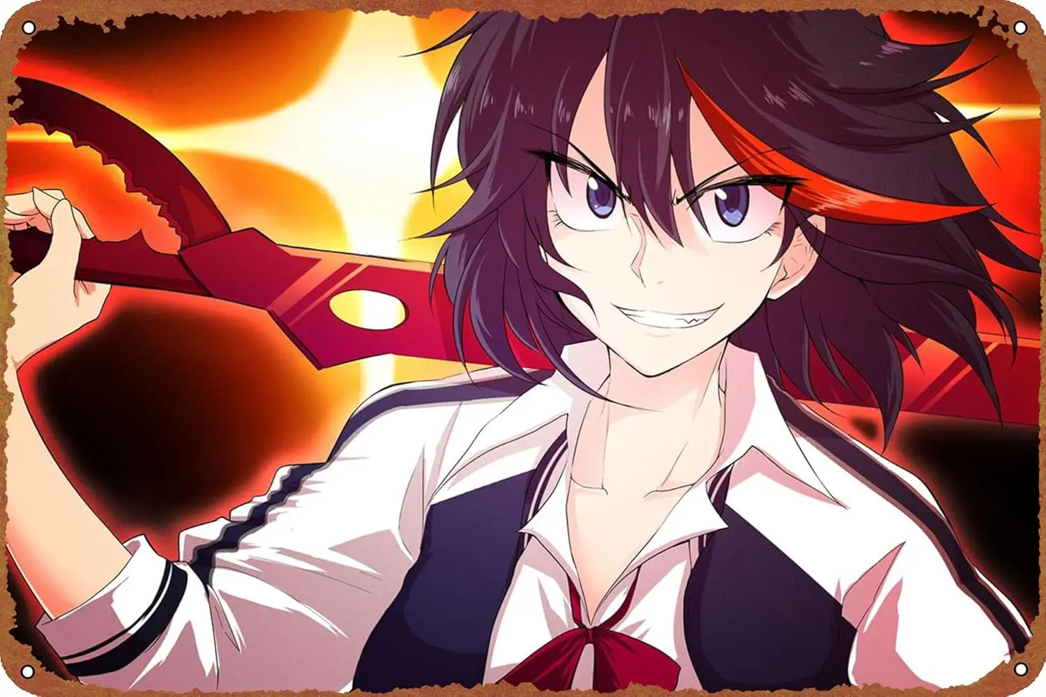 Kill La Ryuko Matoi аниме постер жестяная металлическая вывеска винтажная настенная