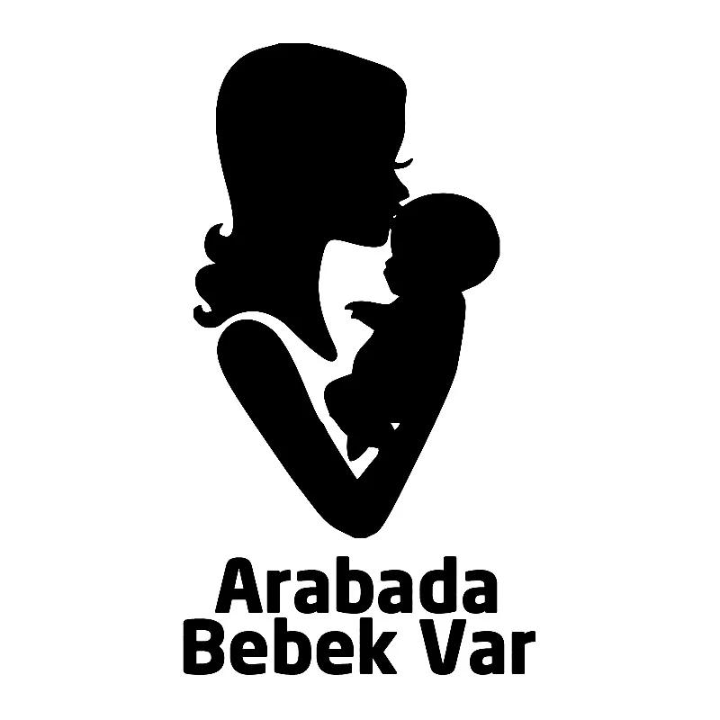 

Mother and Baby Have in the car Sticker Adhesive 15cm