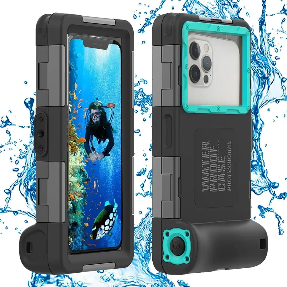 

Underwater 15m 50ft Waterproof Case for Samsung S23 S22 Ultra S21 S20 S10 Plus iPhone 14 13 12 11 Pro Max Heavy Duty Diving Case