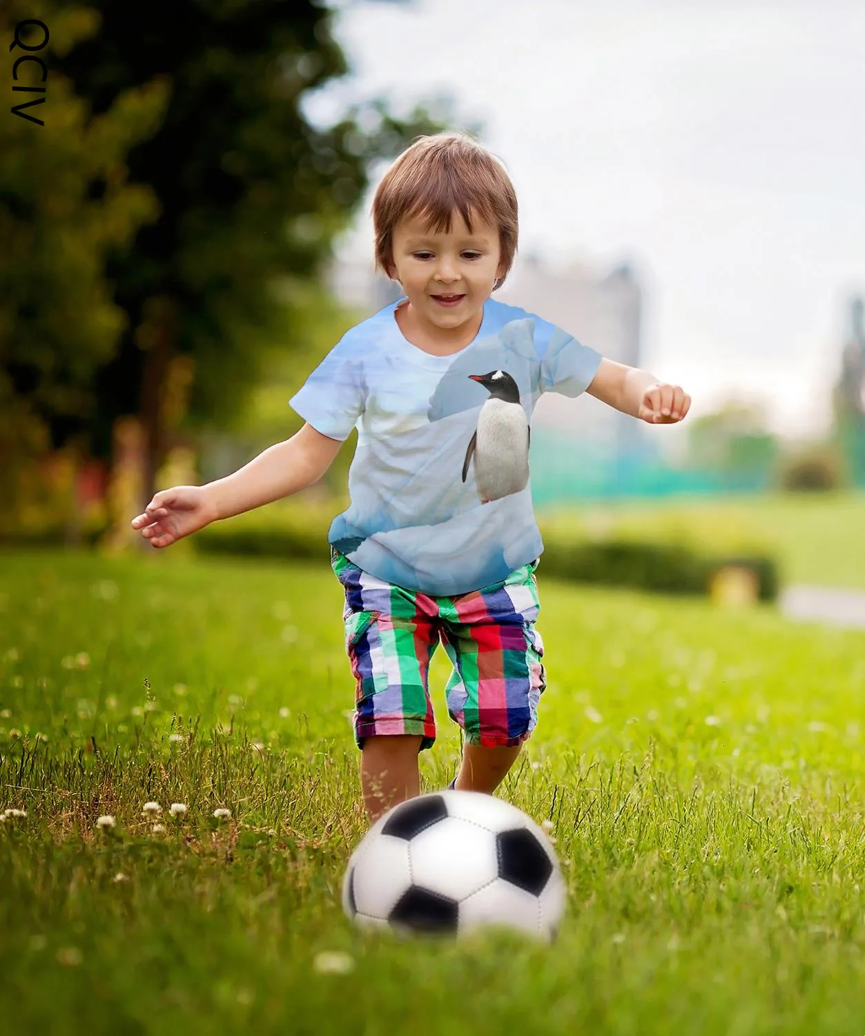 

3d Tshirt Ocean t shirt kids Penguin T-shirts 3d Animal Tshirts Casual Short Sleeve summer Casual Tops Style Big Size
