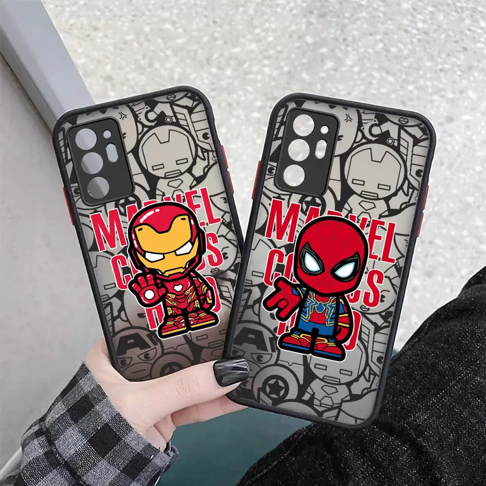 

Marvel Comics Spiderman Avengers Case For Samsung A13 A12 A11 A10 A10S A7 A04 A04E A03 A03S NOTE 20 10 9 8 Pro Plus Ultra Cover