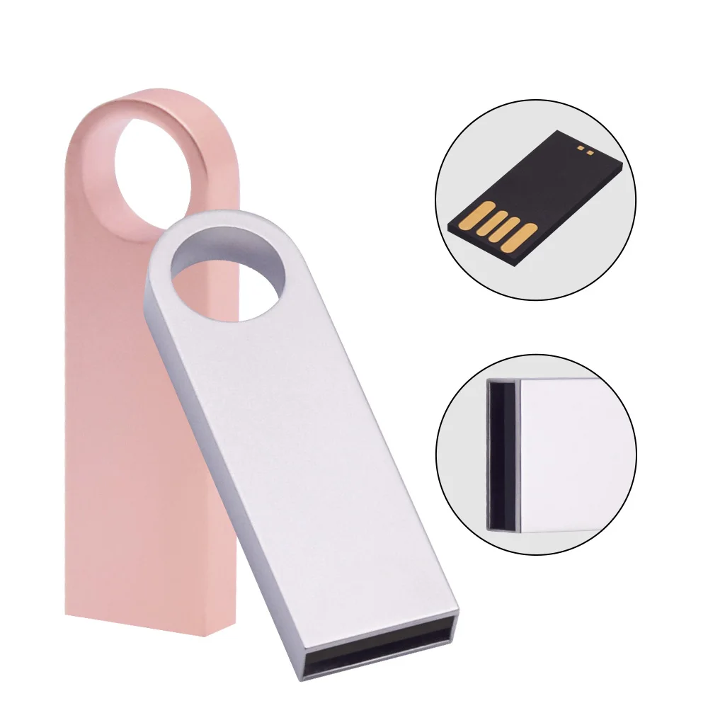 

New Pendrive 64GB Memory Stick 32GB 16GB 8GB USB Flash Drive Metal Waterproof usb disk photography studio