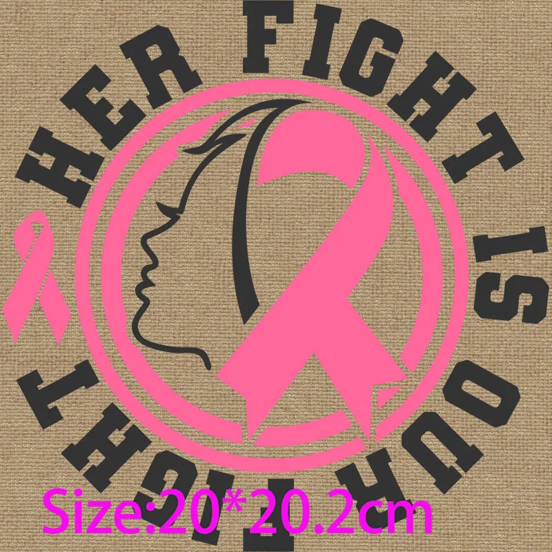 Просто надень и покажи: Осведомленность о раке груди, Жена, Мама, Борец, Сильнее, чем жизнь, Борись полноцветным DTF-переводом.