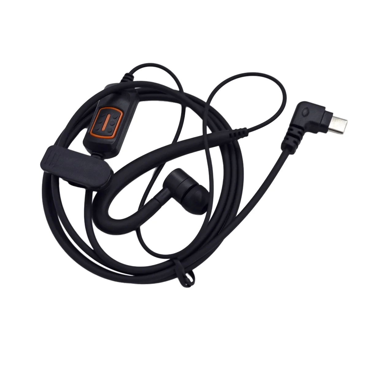 Фото Наушники Senhaix с разъемом USB Type-C (C-образный) для портативной рации GT12 GT-12, гарнитура с кнопкой PTT и микрофоном №2