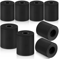 8 pcs 3d printer heating bed leveling parts 0 71 inch18mm silicone solid column stabilized heating bed toolblack