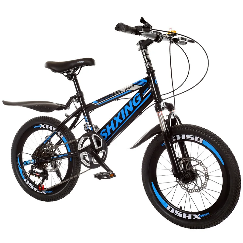 

Children's Bicycle 18 Inch Male And Female Student Variable Speed Shock Absorption Front Fork Mechanical Dual Disc Brake