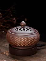 creative electrical incense burner agarwood sandalwood ceramic zen incense burner buddha bruleur encens home decoration