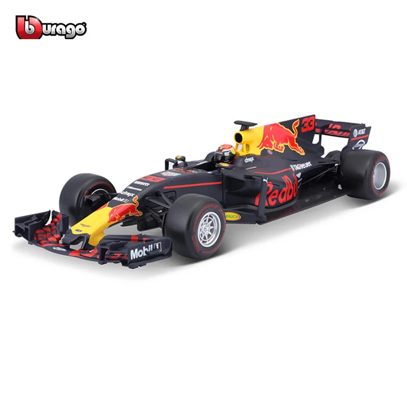 Bburago 1:18 F1 Red Bull Racing TAG Heuer RB13 2017 #33 Formula Car Static Die Cast Vehicles Collectible Model Car Toys