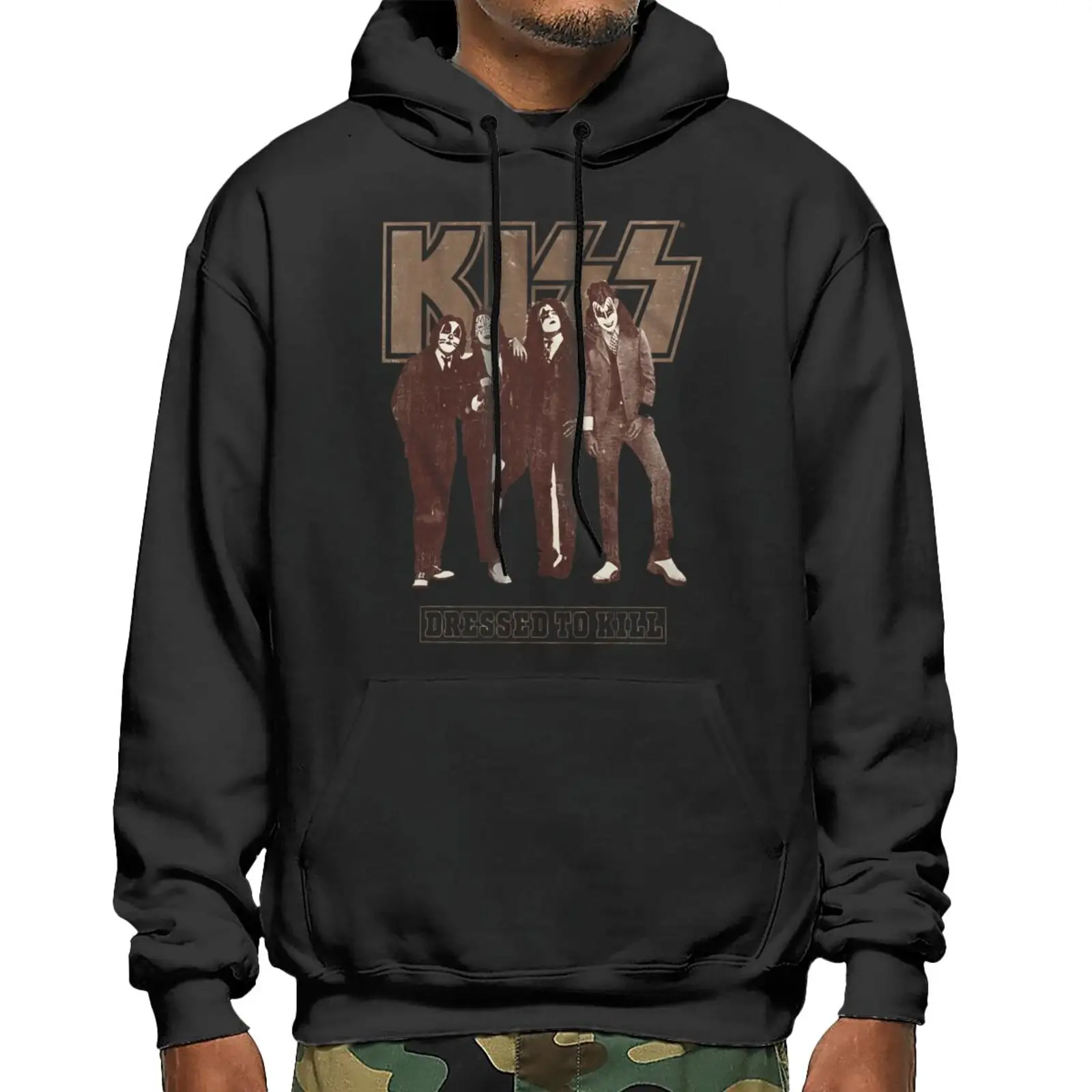 

Kiss Dressed To Kill Band Official Sweatshirts Hoodies Mens Clothes Hoddie Men's Clothes Men's Oversize Hoodie Clothes For Men