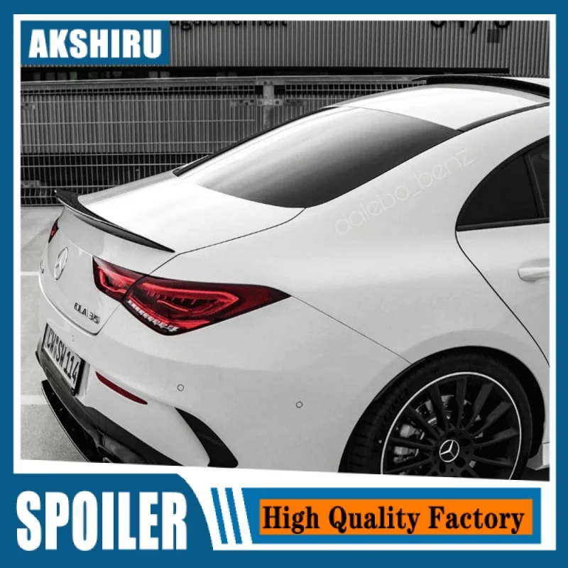 Задний спойлер C118 для Mercedes Benz CLA Class W118 2019-2020 CLA250 CLA200 CLA220 ABS глянцевый черный задний
